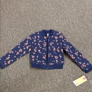 Girls size XS light quilted zip up